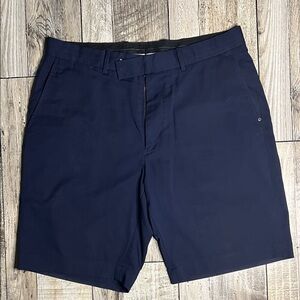RLX Ralph Lauren Dark Blue Flat Front Shorts